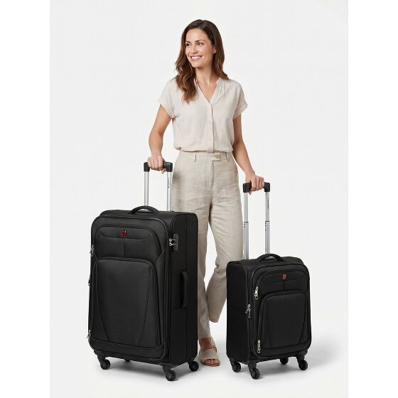 Wenger Beaumont 4 ruote Set di valigie 2 pezzi con piega di espansione