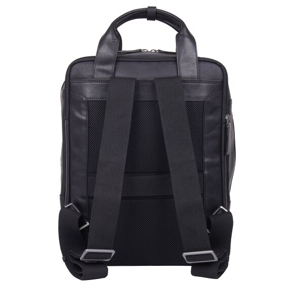 Strellson Zaino Brick Lane in pelle con scomparto per laptop da 42 cm Strellson Zaino Brick Lane in pelle con scomparto per laptop da 42 cm