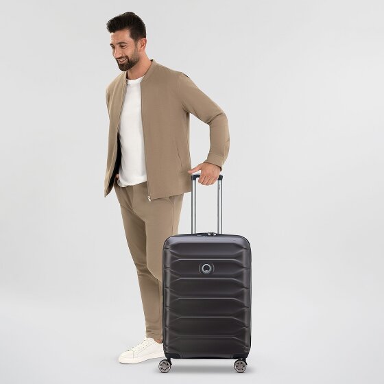 Delsey Paris Meteor 4 ruote Carrello 68 cm con piega di espansione