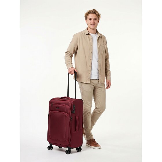 d&n Travel Line 9804 4 ruote Carrello M 68 cm espandibile