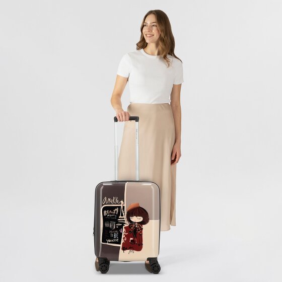 Anekke Viaje 4 ruote Carrello della cabina 55 cm con piega di espansione