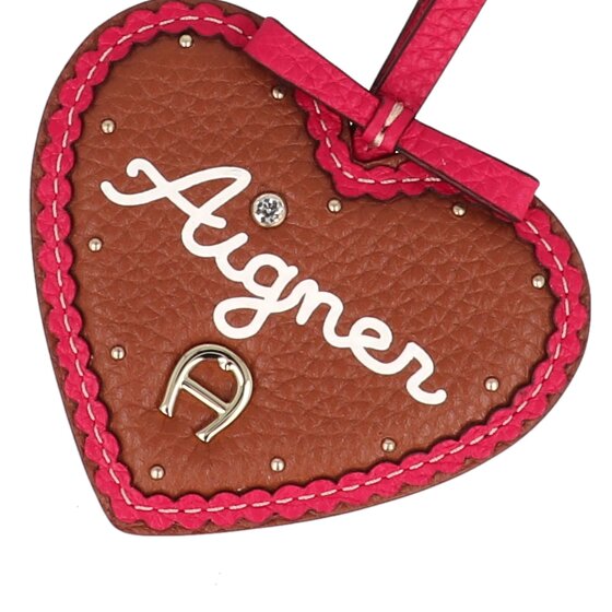 AIGNER Etichetta per borsa moda in pelle 8 cm