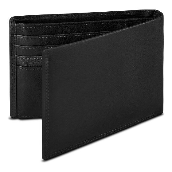 bugatti Valencia Portafoglio Protezione RFID Vera Pelle 12 cm