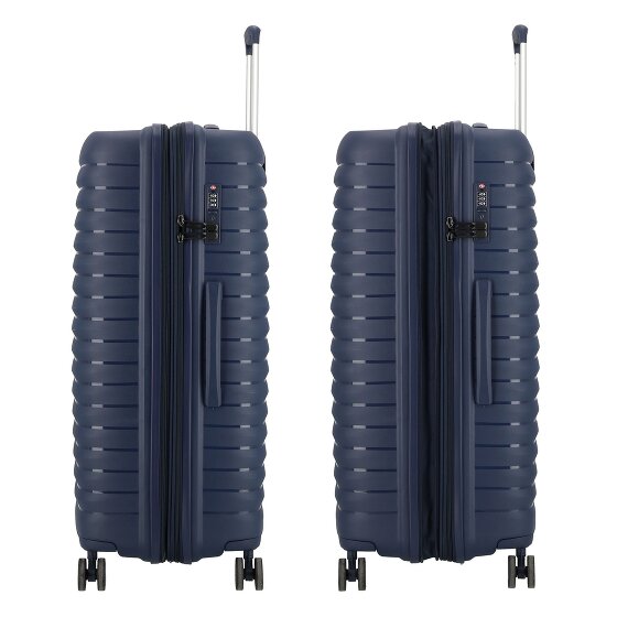 d&n Travel Line 4500 4 ruote Carrello L 75 cm con piega di espansione