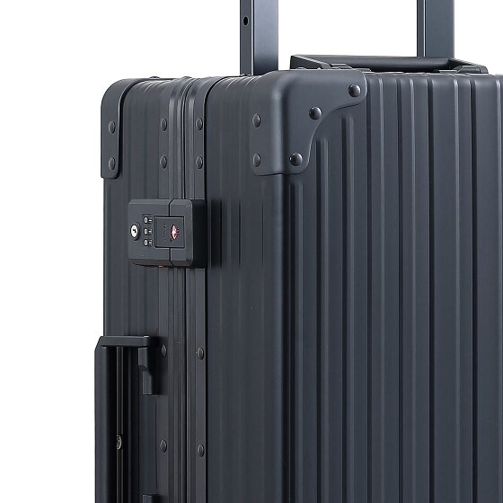 Aleon Trolley cabina Traveler Domestic a 4 ruote in Alluminio, 55 cm