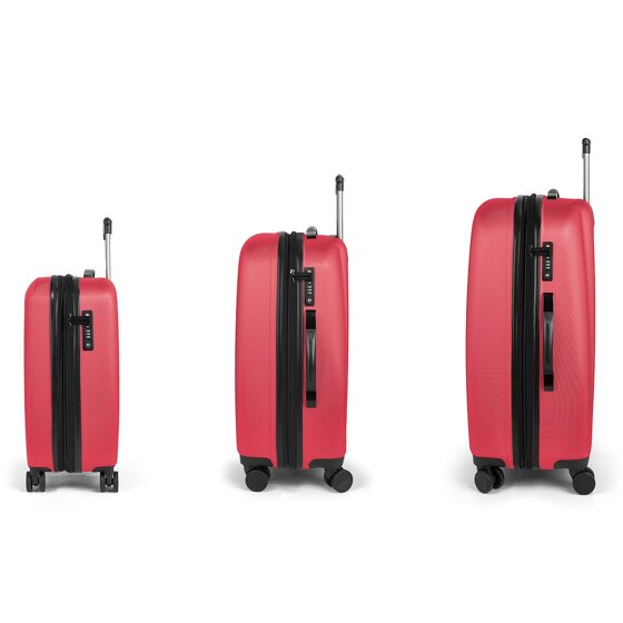 Gabol Paradise XP 4 ruote Set di valigie 3 pezzi con piega di espansione