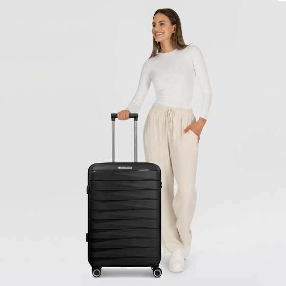 Franky London 4 ruote Carrello M 65 cm con piega di espansione