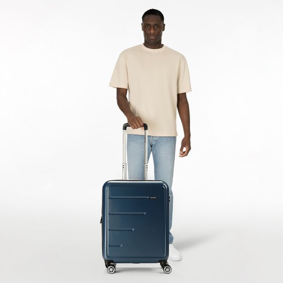 Gabol Future Plus 4 ruote Carrello della cabina 55 cm con piega di espansione