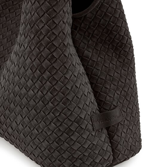 LES VISIONNAIRES Paz Weave Borsa a spalla Vera Pelle 44 cm
