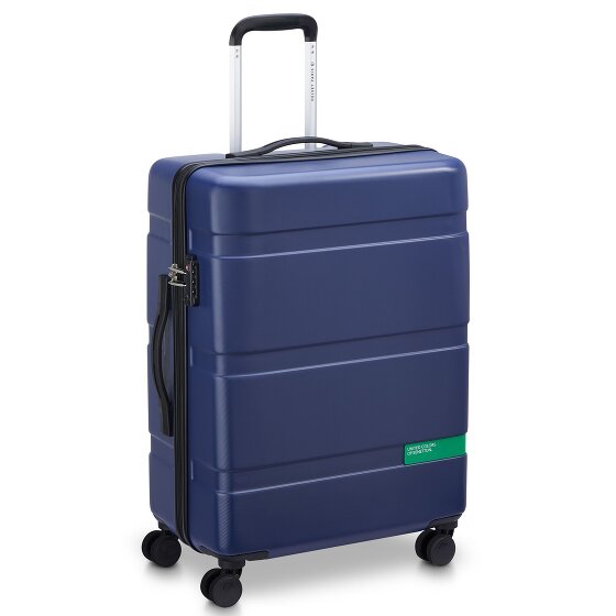 Delsey Paris x Set di valigie a 4 ruote United Colors of Benetton Now Hardside 3 pezzi con piega elastica