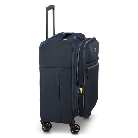 Delsey Paris Brochant 3 4 ruote Carrello della cabina 55 cm con piega di espansione Delsey Paris Brochant 3 4 ruote Carrello della cabina 55 cm con piega di espansione