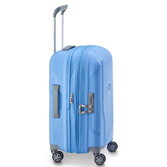 Delsey Paris Carrello cabina Clavel a 4 ruote da 55 cm con piega ad espansione