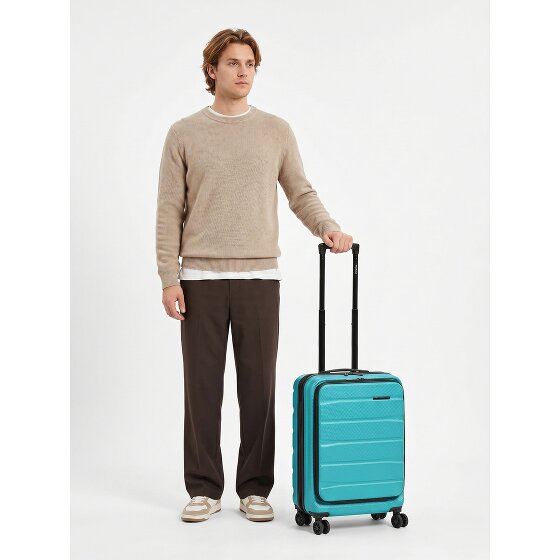 Franky Munich 4.0 4 ruote Trolley cabina 55 cm Vano porta PC espandibile