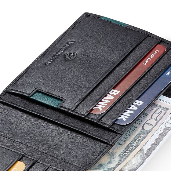 Roncato Monaco Portafoglio Protezione RFID Pelle 12 cm