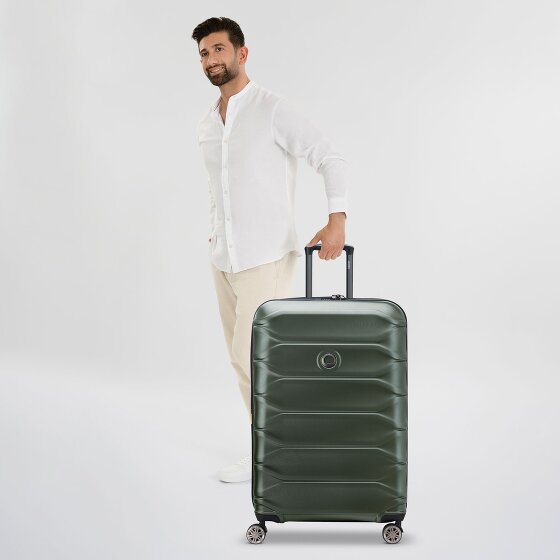 Delsey Paris Meteor 4 ruote Carrello L 78 cm con piega di espansione