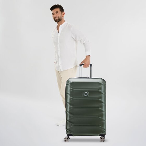 Delsey Paris Meteor 4 ruote Carrello L 78 cm con piega di espansione