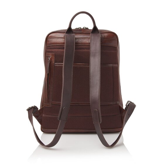 Castelijn & Beerens Rien Zaino da lavoro Protezione RFID Vera Pelle 40 cm Vano porta PC