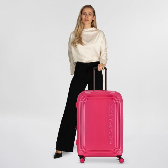 Mandarina Duck Logoduck + Metal 4 ruote Carrello L 75 cm con piega di espansione