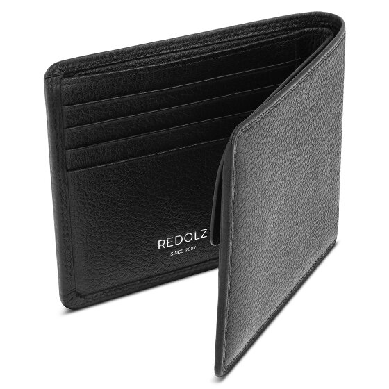 Redolz Portafoglio Leather Essentials QF in pelle con protezione RFID, 11,5 cm