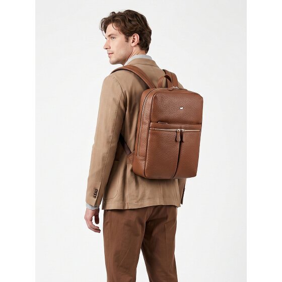Braun Büffel Hanna Zaino da lavoro M Vera Pelle 40 cm Vano porta PC