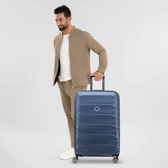 Delsey Paris Meteor 4 ruote Carrello L 78 cm con piega di espansione