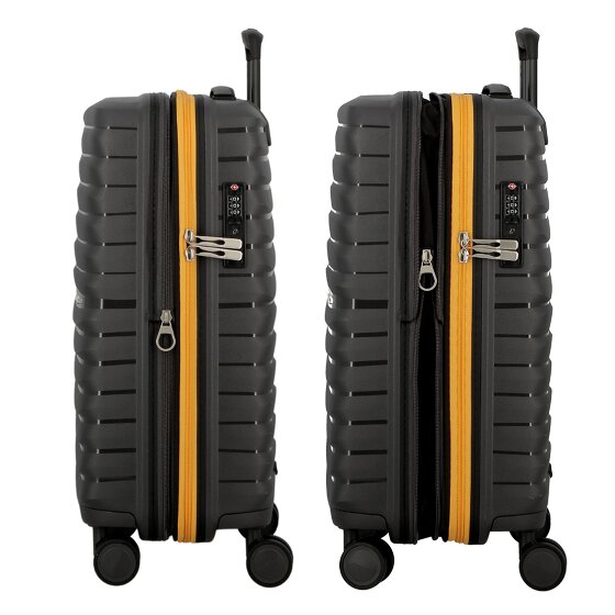 Jump Xwave 4 ruote Carrello della cabina 55 cm con piega di espansione Jump Xwave 4 ruote Carrello della cabina 55 cm con piega di espansione