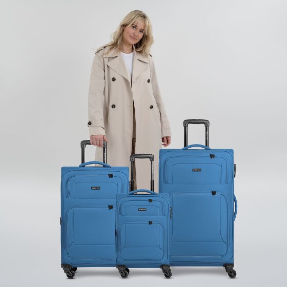 Smartbox Edition 04 4 ruote Set di valigie 3 pezzi con piega di espansione