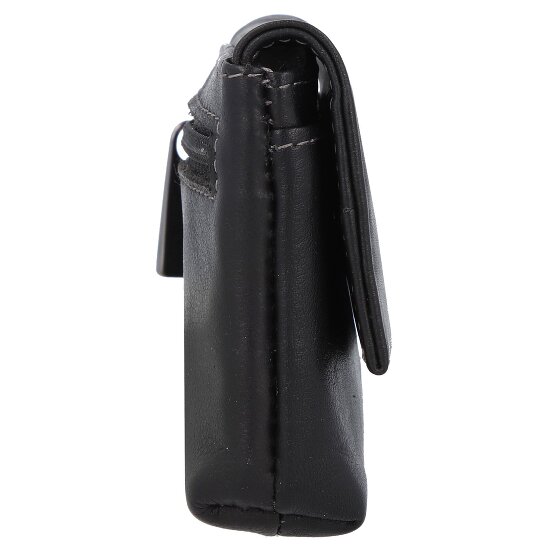 Greenland Nature Portachiavi in nappa nera RFID in pelle 11,5 cm