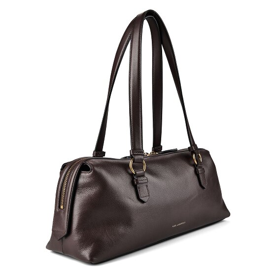 Karl Lagerfeld Autograph Borsa a spalla Vera Pelle 35 cm