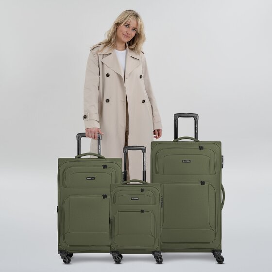 Smartbox Edition 04 4 ruote Set di valigie 3 pezzi con piega di espansione