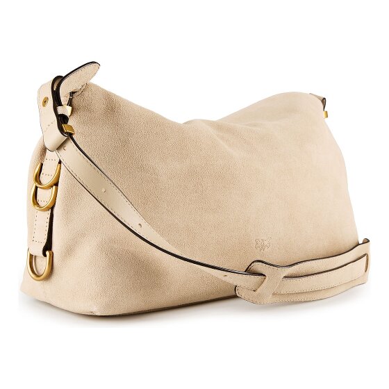 PINKO Saddle Horizontal Borsa a spalla Vera Pelle 34 cm