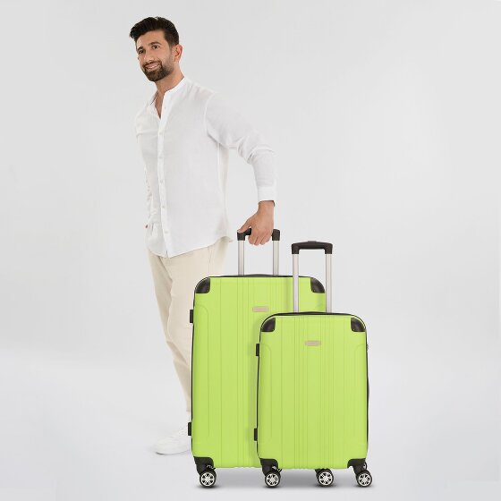Nowi Lugano 4 ruote Set di valigie 2 pezzi
