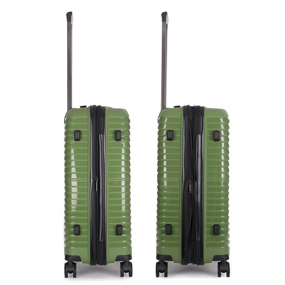 Stratic Bright+ 4 ruote Carrello M 66 cm con piega di espansione