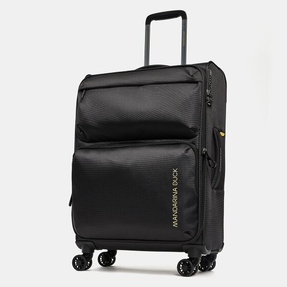 Mandarina Duck Zephyr 4 ruote Carrello M 67 cm con piega di espansione