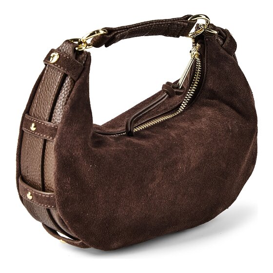 Hey Marly Lifetime Sister Suede Borsa a spalla Vera Pelle 25 cm