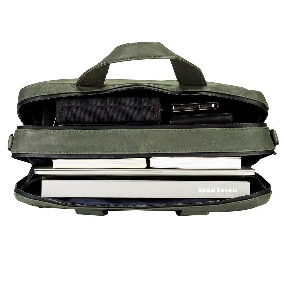 Leonhard Heyden Cartella in pelle Hague 40 cm con scomparto per laptop