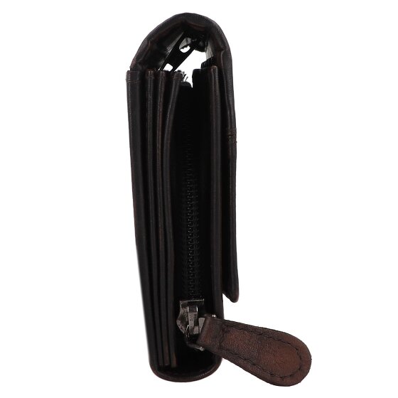 Greenburry Destressed Portafoglio Protezione RFID Pelle 13 cm