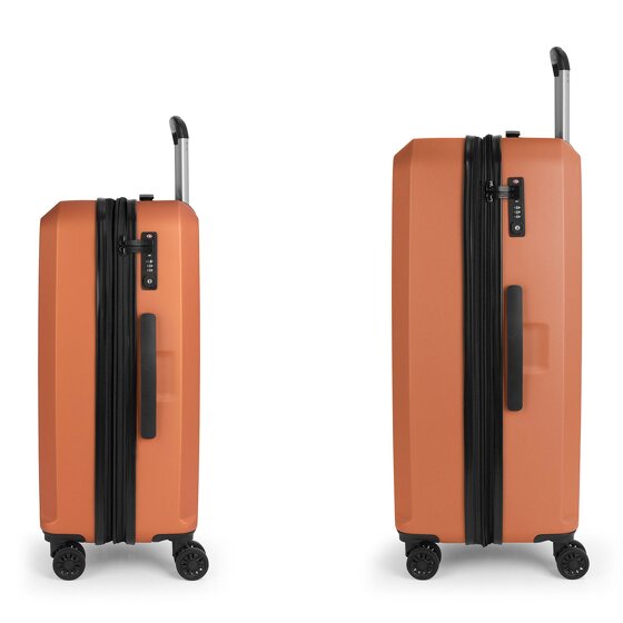 Gabol Montreal 4 ruote Set di valigie 2 pezzi con piega di espansione