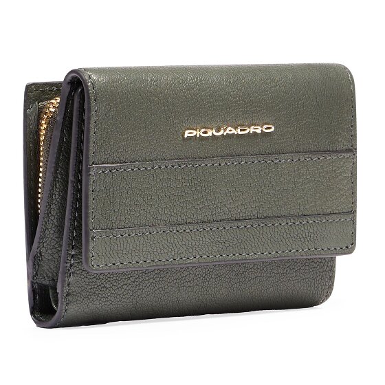 Piquadro Patricia Portafoglio Protezione RFID Vera Pelle 9 cm