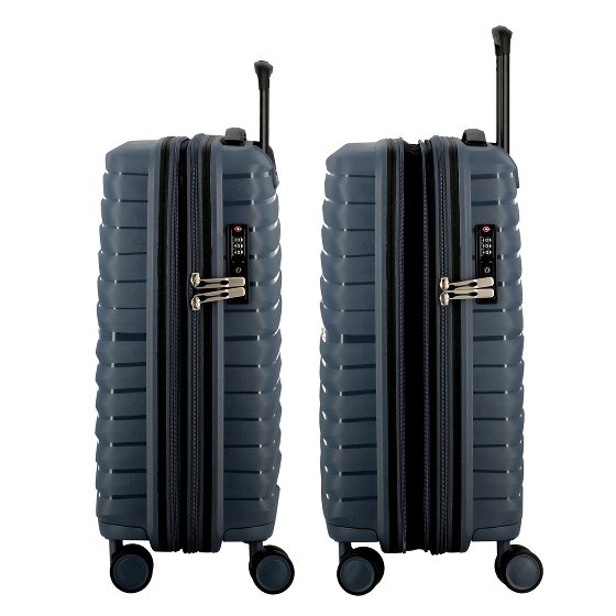 Jump Xwave 4 ruote Carrello della cabina 55 cm con piega di espansione
