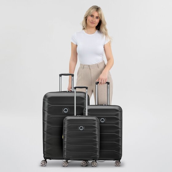 Delsey Paris Meteor 4 ruote Set di valigie 3 pezzi con piega di espansione