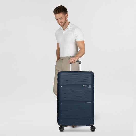 d&n Travel Line 4300-Plus 4 ruote Carrello L 76 cm con piega di espansione