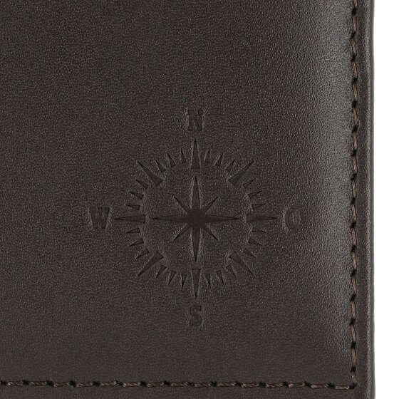 oxmox Leather Portafoglio Protezione RFID Vera Pelle 11 cm