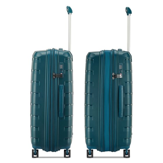 Roncato Skyline 2.0 4 ruote Set di valigie 3 pezzi con piega di espansione
