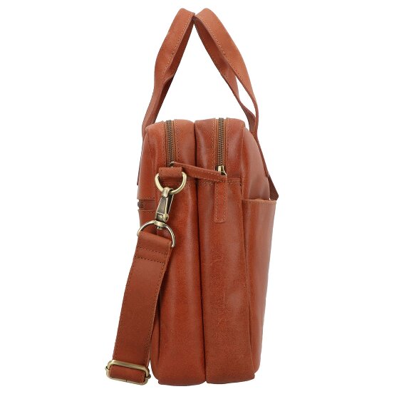 Burkely Cartella Jesse vintage in pelle 42 cm Scomparto per laptop