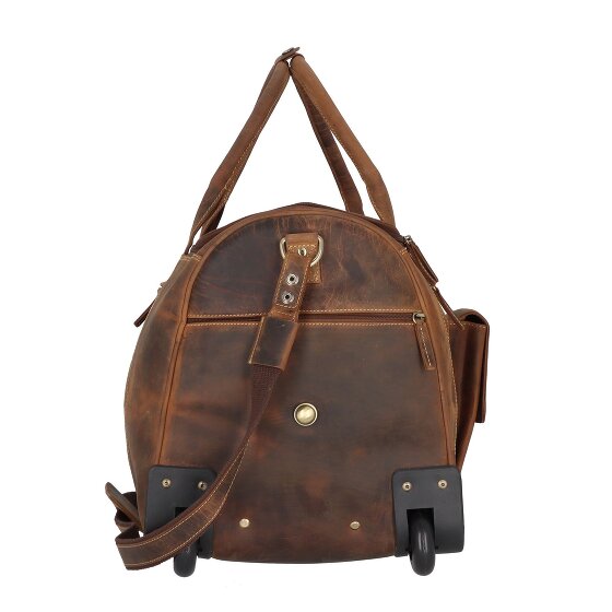 Greenburry Vintage 2 ruote Borsa da viaggio Pelle 32 cm