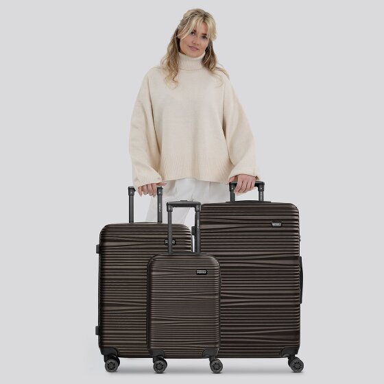 Redolz Essentials 16 3-SET 4 ruote Set di valigie 3 pezzi