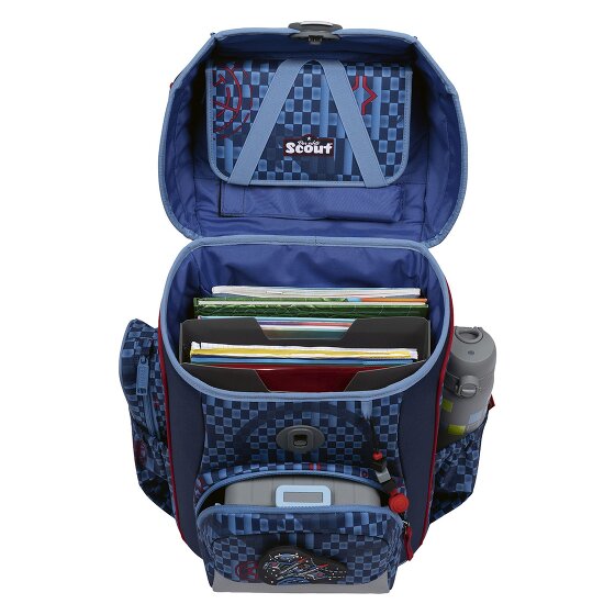 Scout Neo Exklusiv Safety Light Set di borse per la scuola 5 pezzi