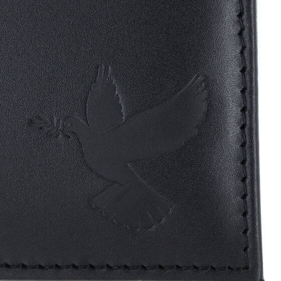 oxmox Leather Portafoglio Protezione RFID Vera Pelle 11 cm