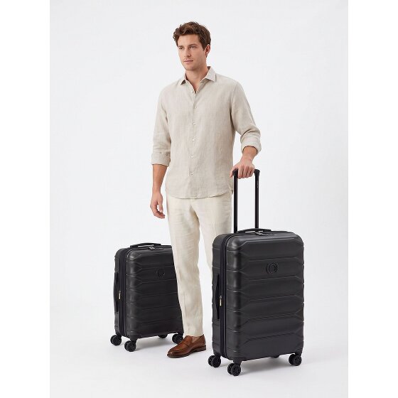 Delsey Paris Set di valigie Meteor a 4 ruote S+M espandibile